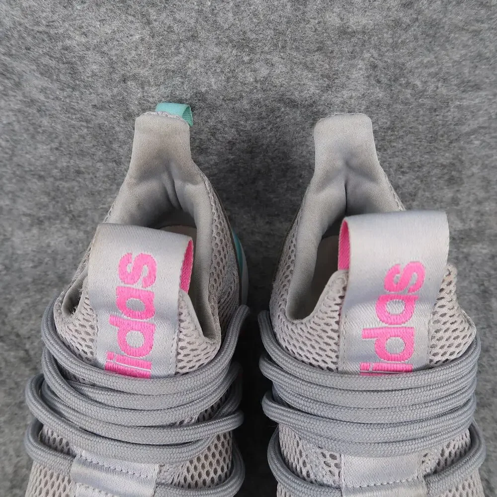 Adidas Shoes Youth 6 Sneakers Lite Racer Adapt Slip On Athletic Casual Gray Pink_3